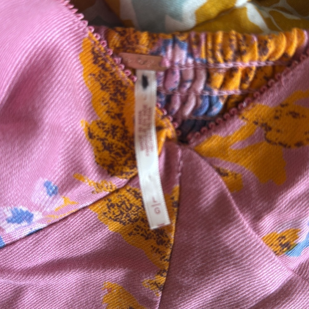 Free People Pink Floral Mini Dress - Picture 6 of 6